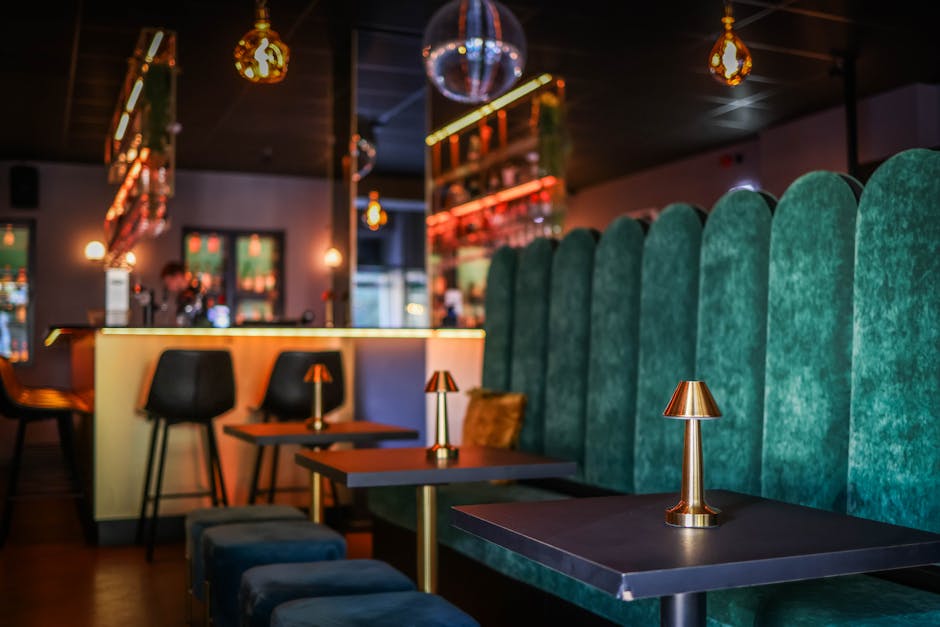 Exclusive VIP area with private entertainment tables
